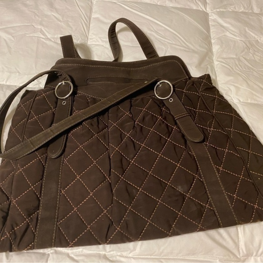 Vera Bradley Large Brown Quilted Women's Bag